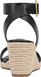 Vince Camuto Women's Felia Wedge Sandal, Black, 5.5