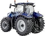 Britains New Holland T7.300 1:32 Tractor Die-Cast Replica Blue Power view 3