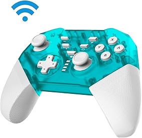 JFUNE Switch Mando Inalámbrico para Nintendo Switch, Controlador Pro Switch Inalámbrico, Función de DualShock y Turbo con Gyro Axis Switch Gamepad - 2019 Nueva versión (Verde) 