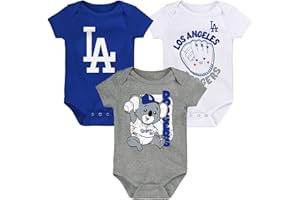 Outerstuff MLB Newborn & Infants 0-24 Months Change Up 3 Piece Onesie Creeper Romper Set