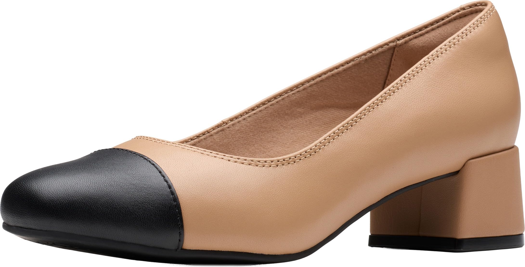 Clarks Womens Iridessa May Beige Leather7.5 Medium