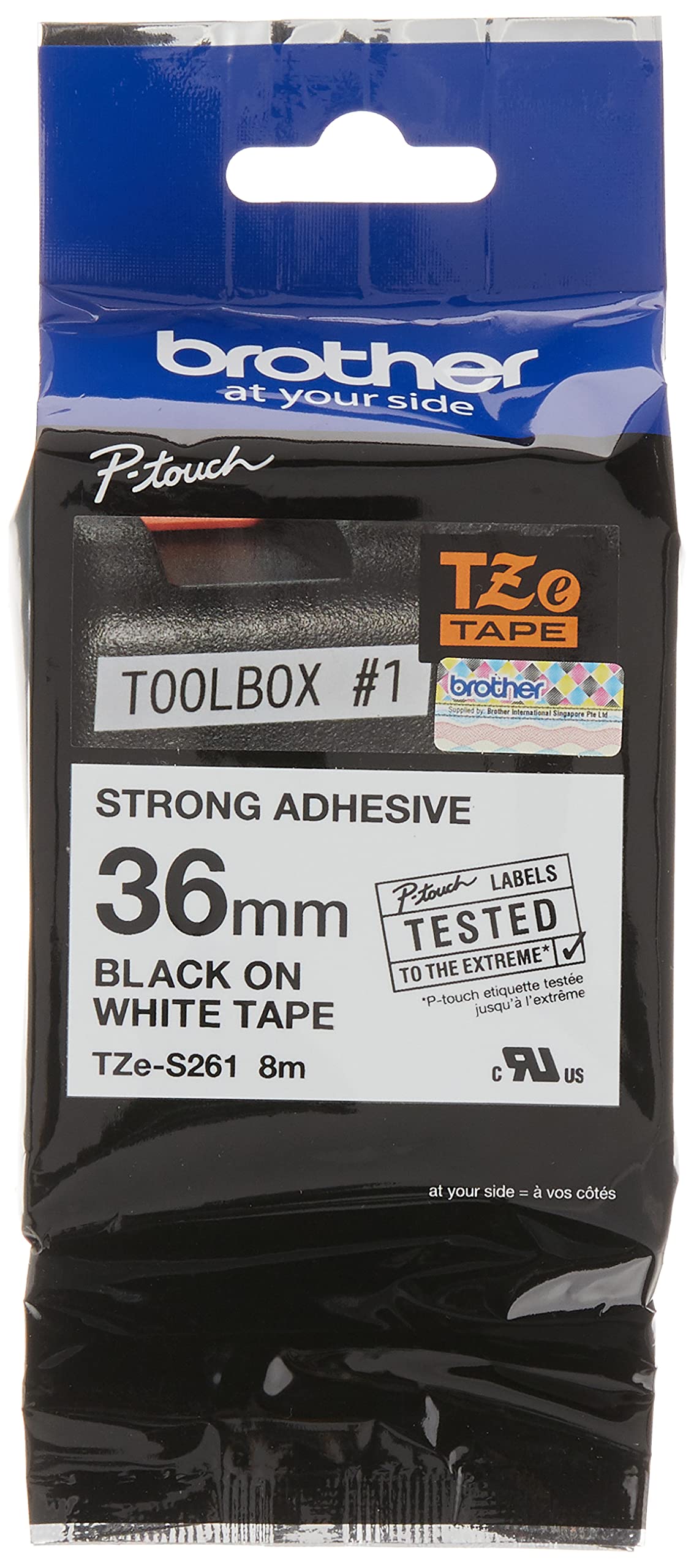 TZ-S261 Brother TZ Tape 6mm - 9mm - 12mm - 18mm -24mm - 36mm P-Touch Tape