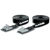 DAKINE TIE Down Straps 12FT | Heavy-duty cam buckle straps with protective buckle cover lash boards, kayaks and gear to your roof rack safely.
