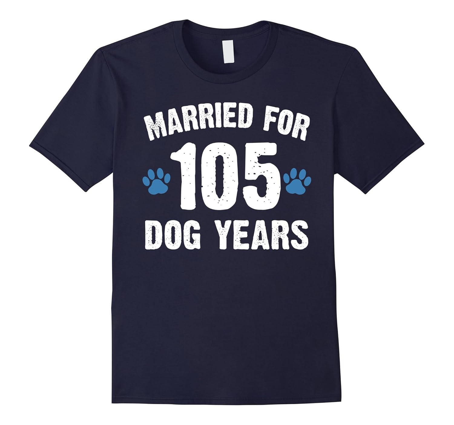 Married For 105 Dog Years 15th Wedding Anniversary T-Shirts-ANZ