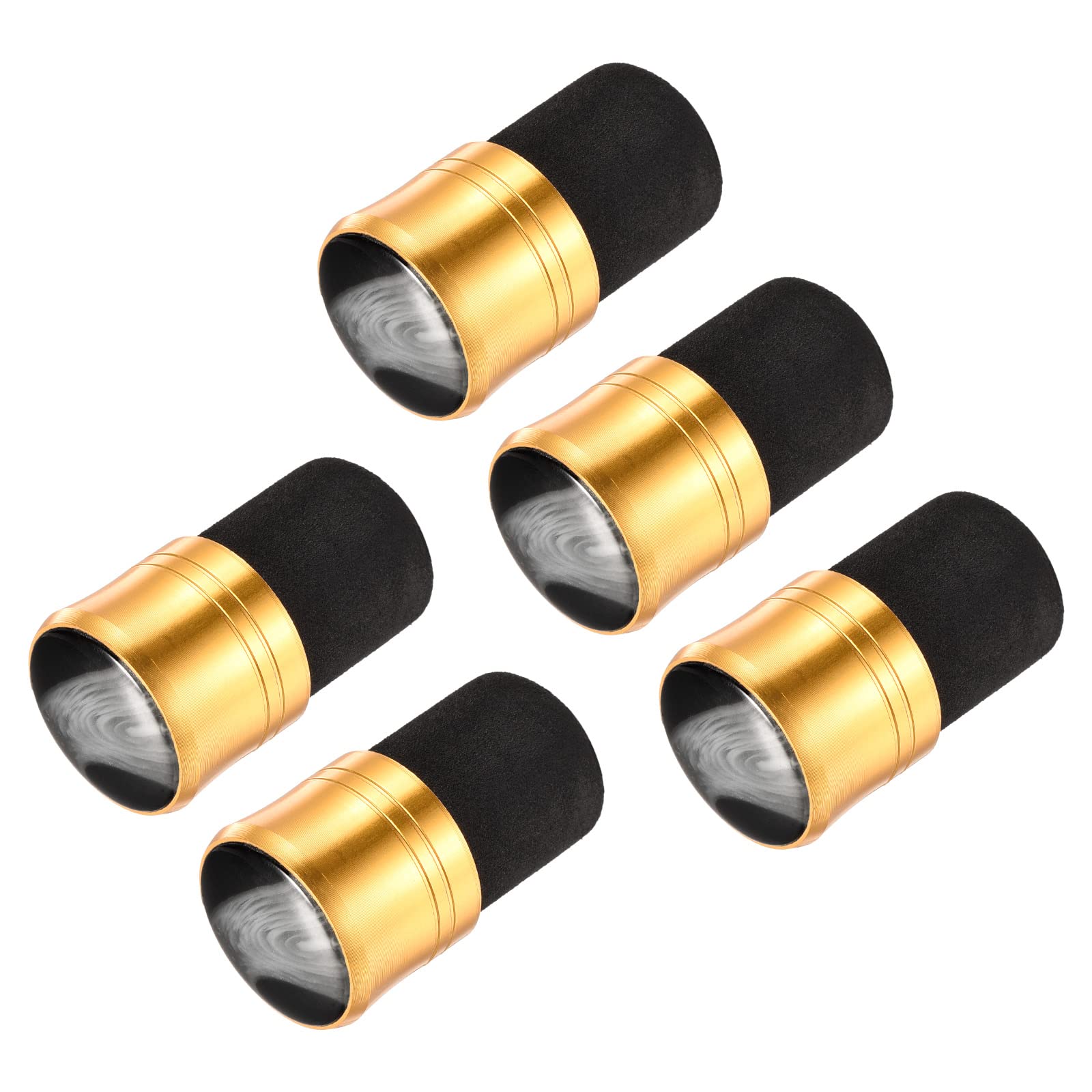 PATIKIL 16mm Dia Fishing Rod End Cup, 5Pcs Foam Protector for Rod Building Repairing