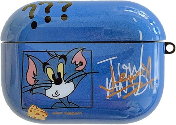Amazon Co Jp Pococo Airpods ケース トムとジェリー シリコン Airpods Proケース Airpodsプロ エアーポッズ ケース カップル 全面保護ケース 耐衝撃 紛失防止 かわいい 面白い 紛失防止 色 トム サイズ Airpods Pro 服 ファッション小物