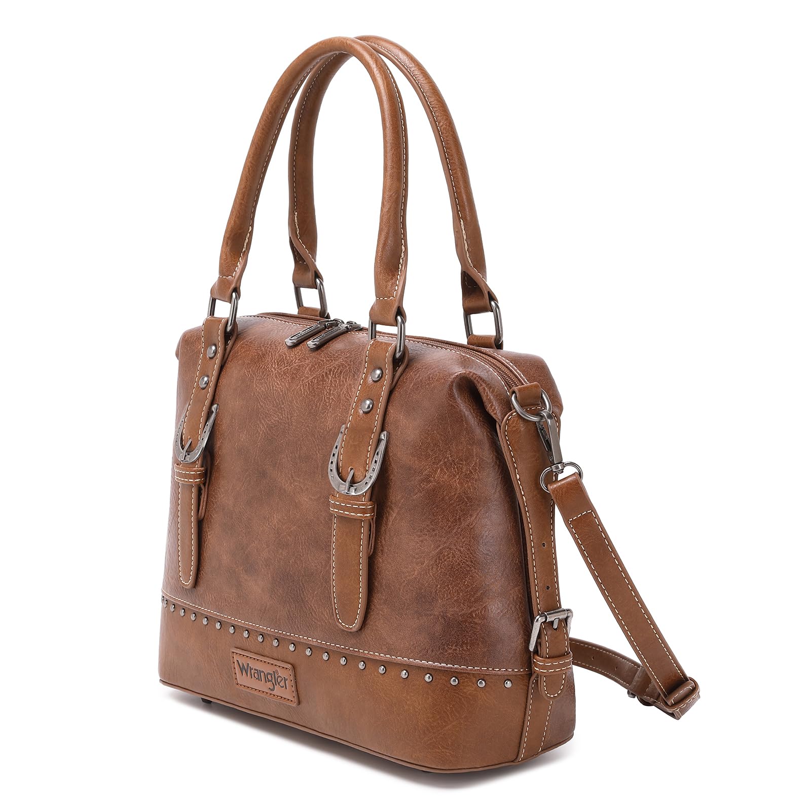 Wrangler Doctor Bag Top Handle Purse Hobo Shoulder Barrel Satchel Handbags for Women