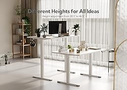 Claiks Electric Standing Desk, Adjustable Height