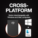 Seagate One Touch Hub 4TB External Hard Drive USB C USB 3.0 AES Encryption view 3
