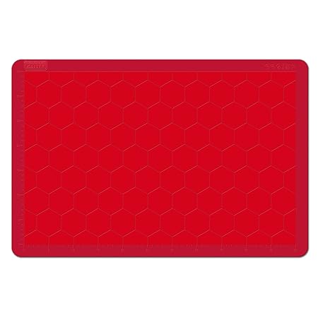 Kaiser Kaiserflex Red XL-Silikon-Backmatte, Silikonmatte, Teigmatte, Silikon, hohe Formstabilität und Flexibilität, backofenf
