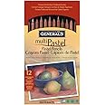 General Pencil 5582BP Lot De 2 Crayons Fusain Blancs