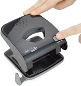 Rapesco 1525 ECO X5-40ps 2 Hole Punch 40 Sheet Capacity Black view 4