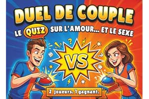 Duel de couples: Le duel des amoureux – Jeu de quiz pour couples adultes, pour se défier autour de l’amour et de l’intimité