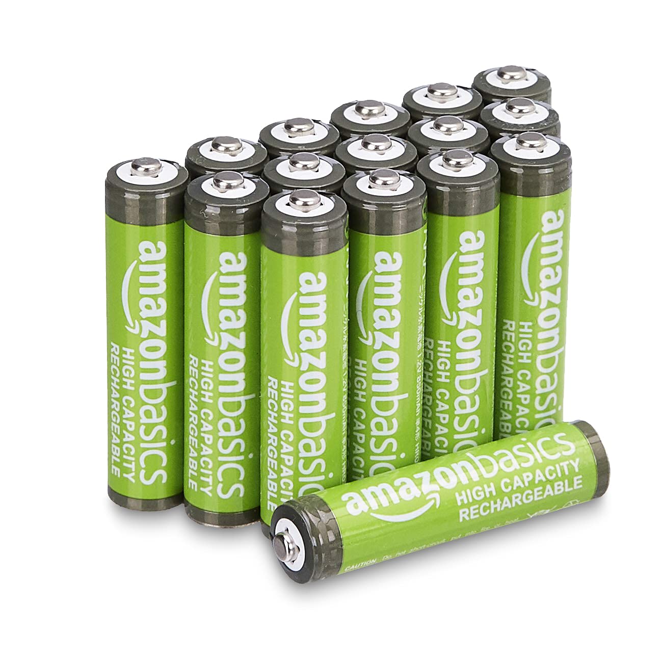 Amazonbasics Amazon Basics Piles Rechargeables Aaa Haute Capacité, 850 Mah, Nimh, Pré-Chargées - Lot De 16