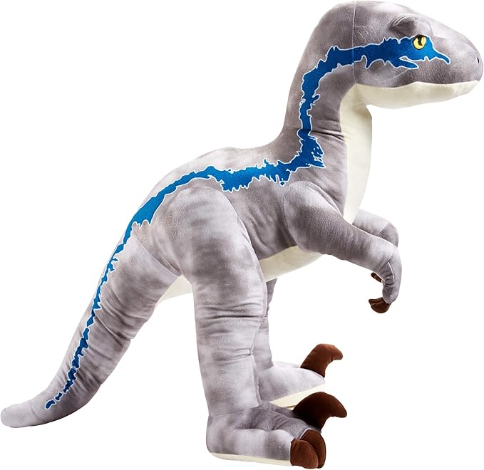 blue dinosaur stuffed animal from jurassic world