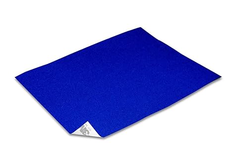DonDo 3M 610C Reflektierendes Klebeband Reflexfolie Reflektorfolie Bogen Blau 250x180mm