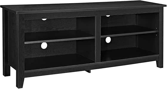 Atractivo soporte de almacenamiento para TV con elegante diseño