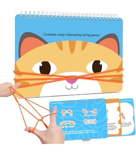 Amazon.com: Cat's Cradle Game Kit for Kids - Bundle with String