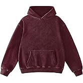 Dnzzs Acid Wash Hoodie for Womens Pullover Oversized Women's Fashion Hoodies & Sweatshirts Vintage Sweatshirt Heavyweight