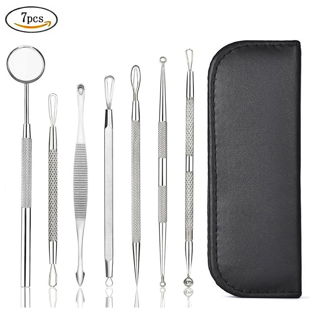 Blackhead Remover Tools, Excellent for Acne Treatment, Pimple Popping, Blackhead Extraction, Zit Removing, Blemish Removal, IOQSOF Blemish Pimple Whitehead Blackhead Acne