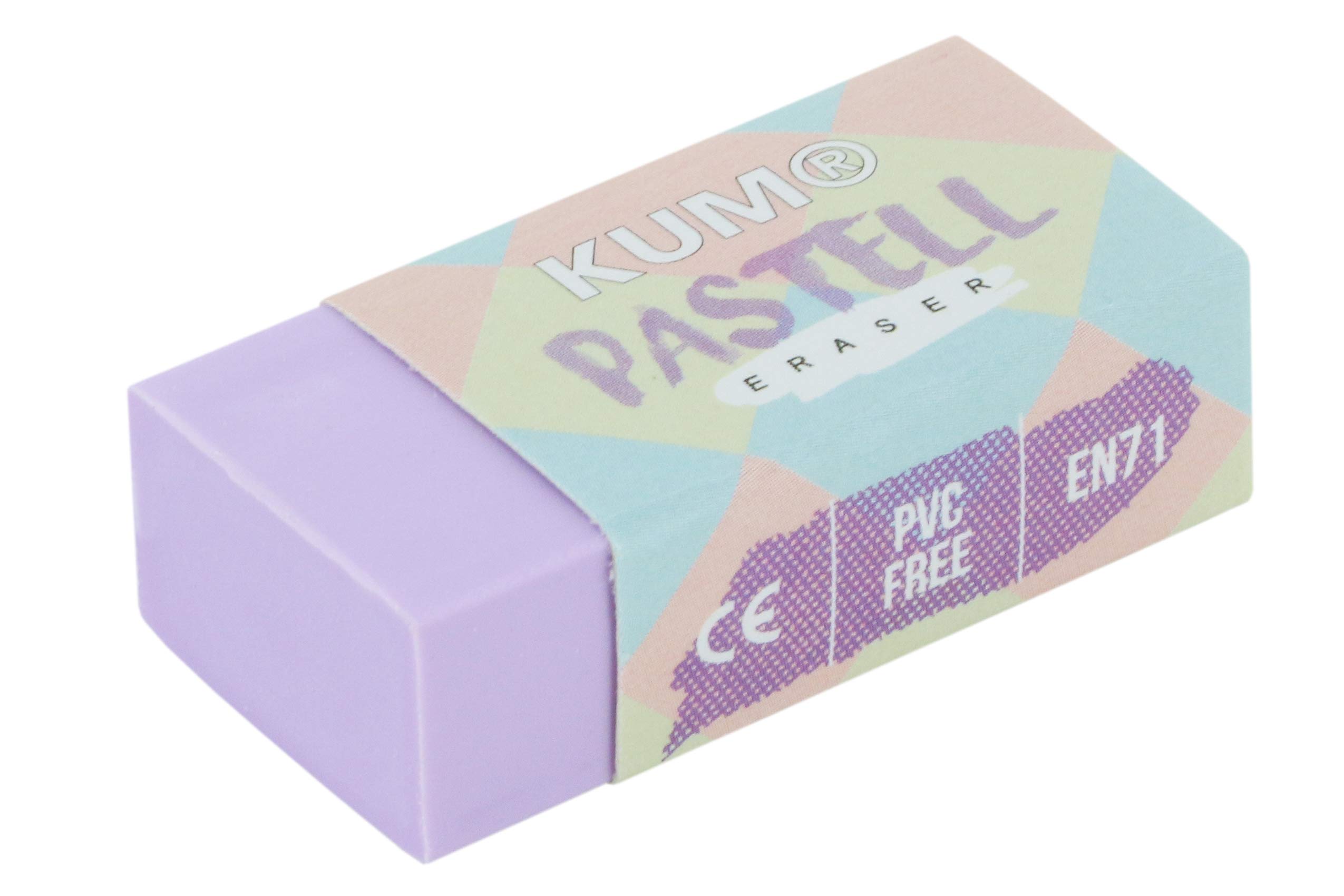 KUM AZ5091011-L Eraser, Pastel Purple, 1 Piece