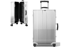 Linpr Transparent PVC Suitcase Cover, No Disassembly Required Clear Luggage Protector Suitcase Cover
