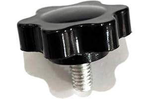 NACX M5 x 8mm Thread Clamping Knob, Thumb Screw, Star Hand Knob Tightening Screw Knob for Machinery, 25Pcs