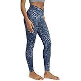ODODOS Women's Cross Waist Yoga Leggings with Inner Pocket, 23"/25"/28" Gathered Crossover Workout Yoga Pants