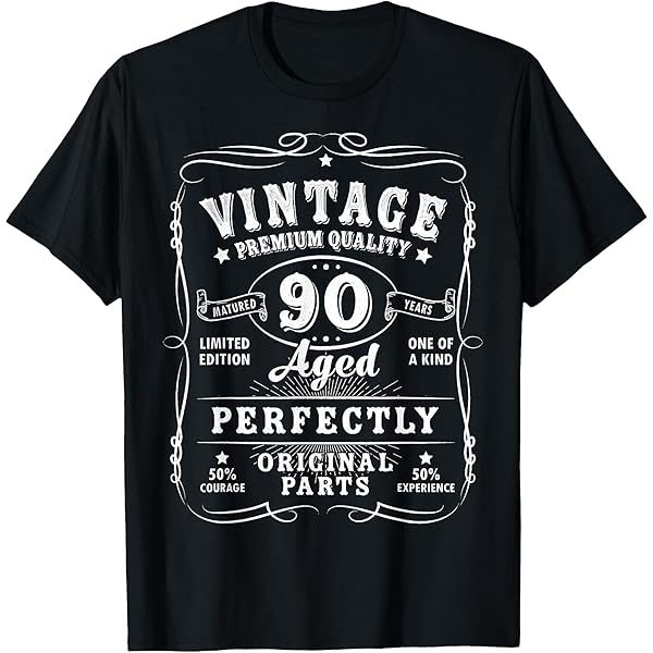 Amazon.com: 90th Birthday Shirt for Men 90 Years Gag Bday