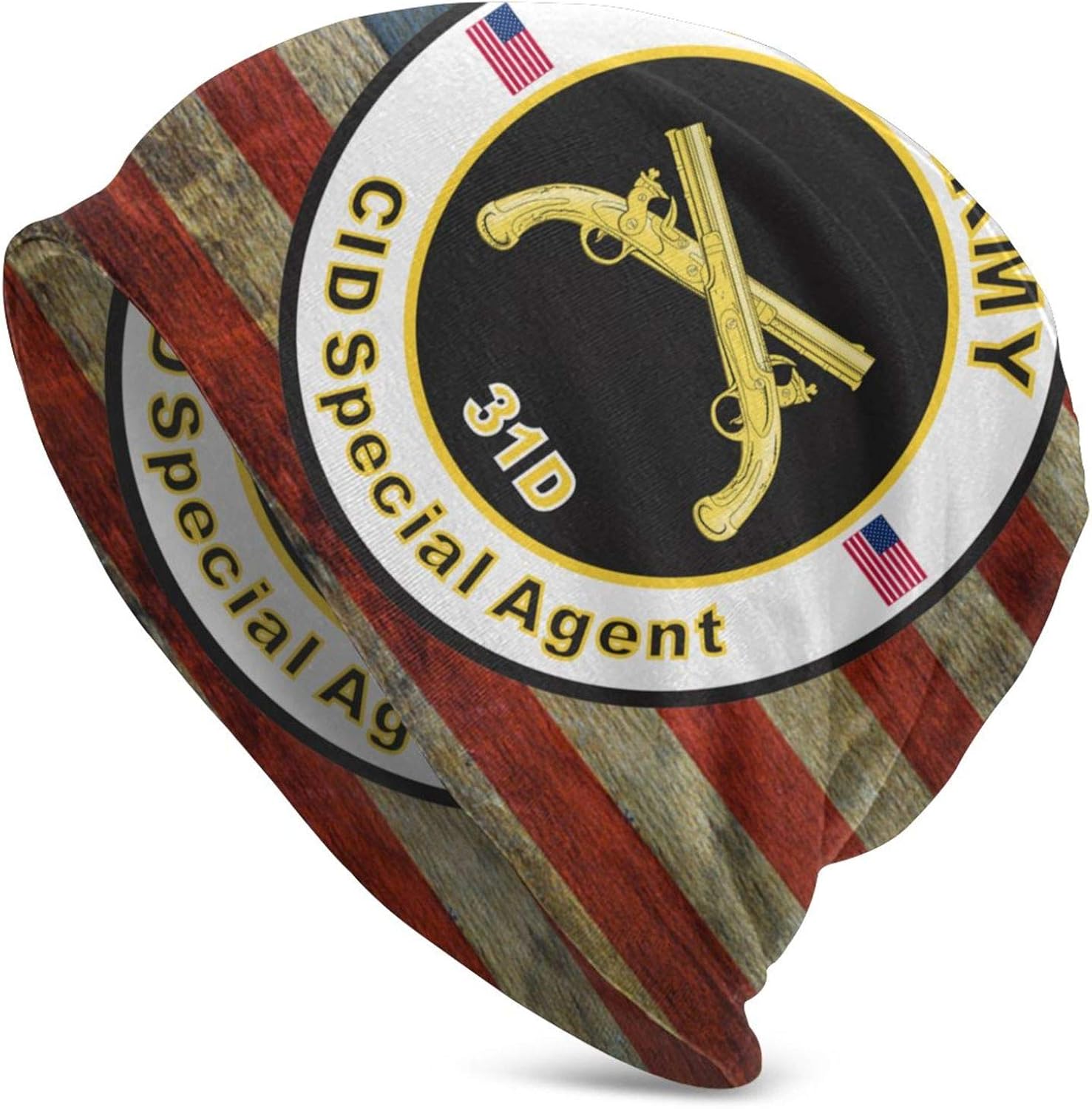Us Army Mos 31d CID Special Agent Unisex And Fashionable Adult Knit Hat 