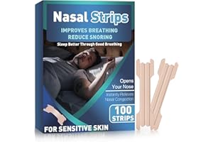TOPKECH Nasal Strips,Nasal Strips for Snoring,Effectively Anti Snoring & Enhance or Improve Nasal Breathing,100 PCS Nasal Strips for Breathing-Relieve & Improve Airflow