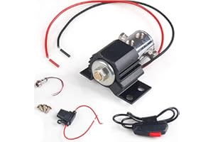 Dyno Racing Front Brake Line Lock Kit Stainless Steel Valve Assembly Heavy Duty Type Roll Control Thread Size 1/8NPT Universal Compatible with Brakes,Drag Race,Hill Holder (Black)