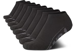 AND1 Boys Low Cut Socks -8 Pack Breathable Moisture-Wicking Cushioned Athletic No Show Socks for Boys