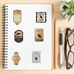 TWGOGOTIC Potion Label Stickers 50Pcs Magic Potion