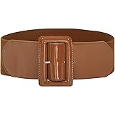 GRACE KARIN Women's Stretchy Belt 1950s 3 Inch Wide Elastic Belts