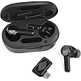 JBL Quantum TWS - True Wireless Noise Cancelling Gaming Earbuds, Fast Pair Dual Source, 6 beamforming mics, IPX4 Water Resistant, Up to 8hrs Playtime with 16hr of Backup in The case (Black)