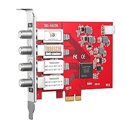 TBS6522H Quad Tuner PCIe Card DVB-S2X S2 S T2 T C2