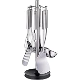 WMF Kitchen Tool Set 7-Piece Plus Cromargan Stainless Steel Silicone Partly Matt