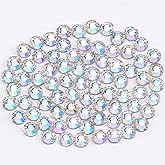 Rhinestones Glass Rhinestones for Crafts Nail Rhinestones Flatback Nail Gems and Rhinestones for Nails Art Makeup Bags Shoes Decoration DIY(SS10,1440pcs,Moon Night)
