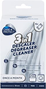 CARE + PROTECT 3 in 1 Limescale Cleaner for Washer & Dishwasher - 6 Pack