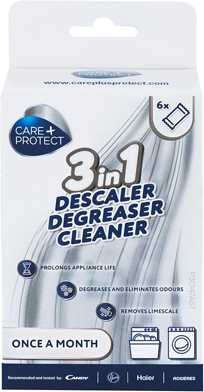 CARE + PROTECT 3 in 1 Limescale Cleaner for Washer & Dishwasher - 6 Pack