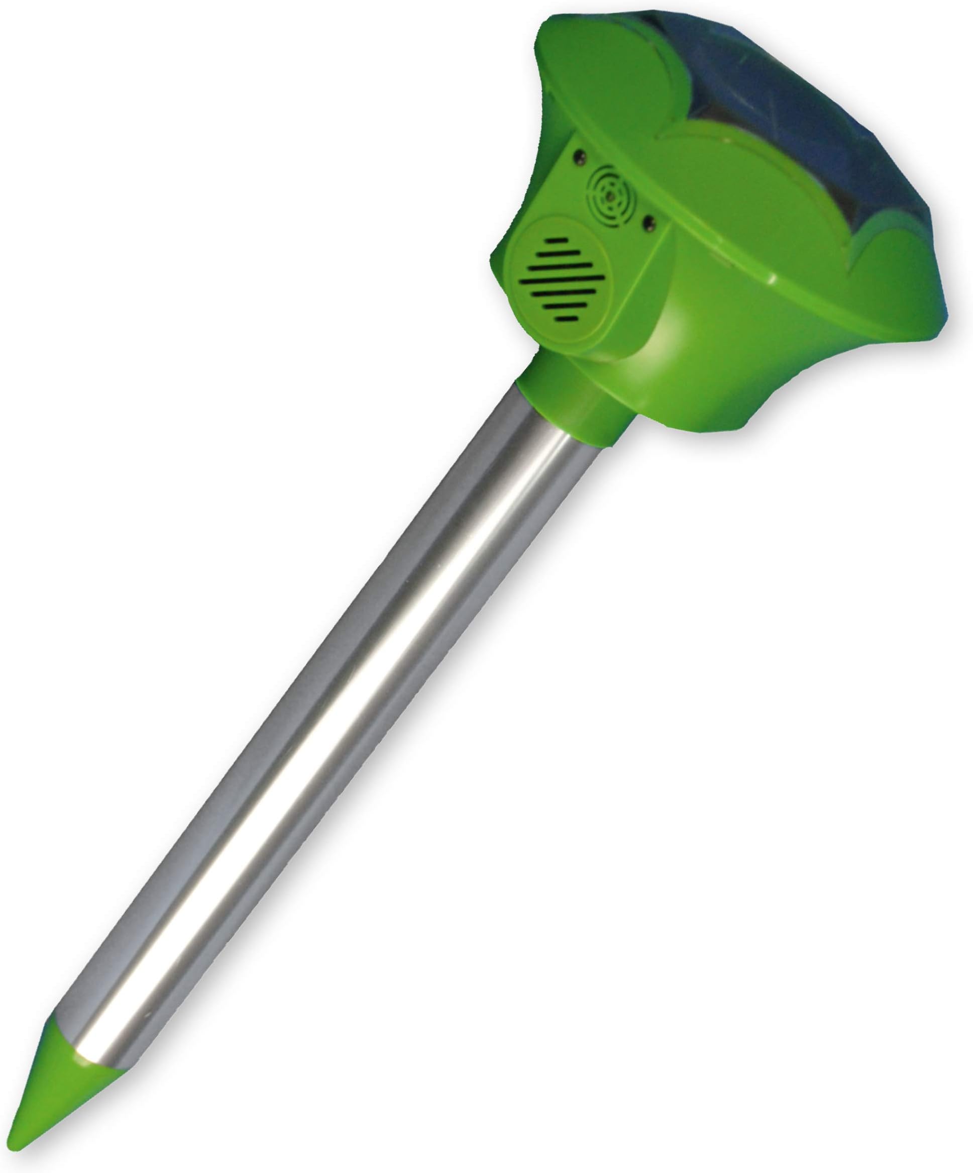 ISOTRONIC Deterrent Cat Expeller Dog Repeller Rabbits Deterrent Animal Expeller with motion detector and flashing light also against birds