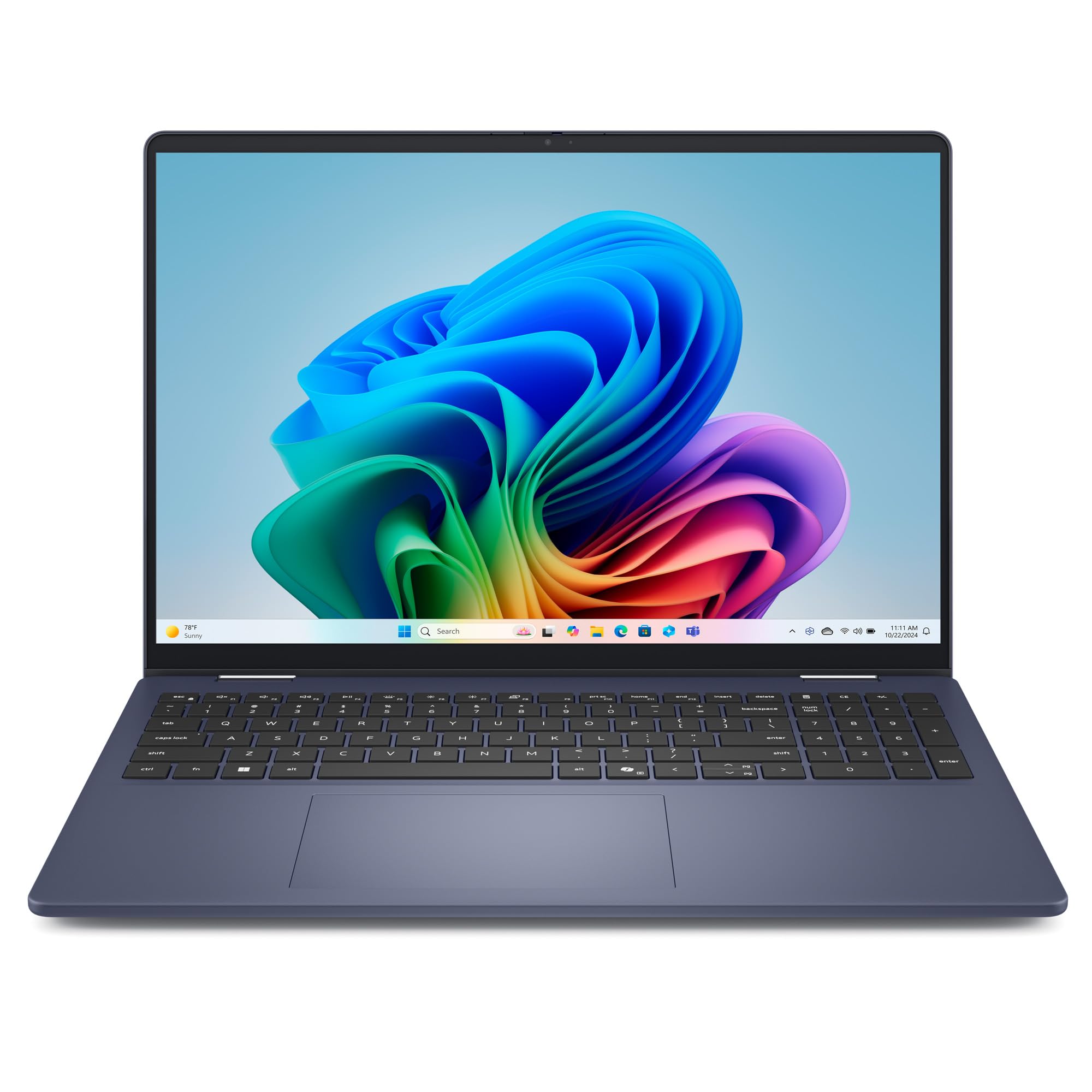 Dell 16 Plus 2-in-1 Laptop Copilot+ PC db06250 16.0-inch 16:10 2.5K (2560 x 1600) Touch HDR 600, Intel Core Ultra 7 Series 2, Intel Arc Graphics, 16GB RAM, 1TB SSD, FHD Camera, Windows 11 Home - Blue