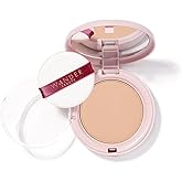 Wander Beauty Wanderlust Powder Foundation - Medium - Blurs and Evens Skin Tone - Perfects and Hydrates With Hyaluronic Acid, Aloe, Honeysuckle, & Vitamin E - Lightweight, Buildable Coverage - 0.31 oz