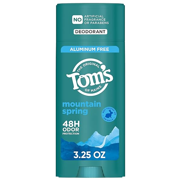 TOM’S OF MAINE MOUNTAIN SPRING NATURAL DEODORANT FOR...