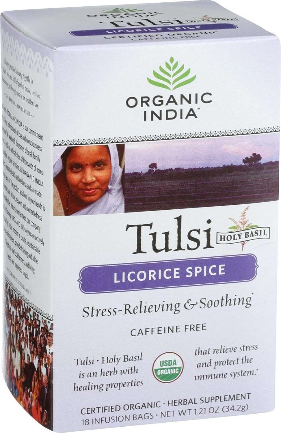 Licorice Spice Tulsi Tea 18 ct (Pack of 6) Herbal Teas