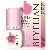 BEYELIAN Lash Cluster Glue Strong Hold Eyelash Extension Black Glue Long Lasting 3-4 Weeks Waterproof &amp; Hypoallergenic Formaldehyde-Free for Open Eyes DIY Salon Use Only(5ML)