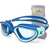 ZIONOR Kids Swim Goggles, G1MINI SE Anti-fog Swimming Goggles for Kid Child 6-14