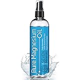 Pure Magnesium Oil Spray - Big 12 fl oz (Lasts 9 Months) - 100% Natural, USP Grade = No Unhealthy Trace Minerals - from an An