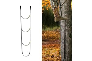 Highwild 3 Step Climbing Stick Aider for Hunting - Heavy Duty 600Lbs Strength Climbing Steps - Webbing Rope Ladder for Outdoo